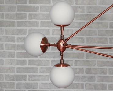 Подвесная люстра Modo Chandelier 10 Globes Copper 12273