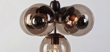 Подвесная люстра Modo Chandelier 5 Globes Copper 12282